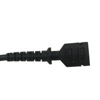 Câble USB 2.0 mâle Verifone Vx820 08374-03-R 3A à charge rapide, double 14 broches IDC, blindé en PVC tressé pour ordinateur et appareil photo