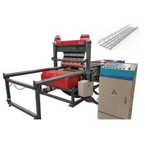 Presisi tinggi multi-titik penggunaan industri kontrol Program keranjang kawat otomatis baki kabel jala mesin las - Product Image 4