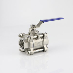 Vanne à bille en acier inoxydable 304, trois pièces, haute <span class=keywords><strong>pression</strong></span>, filetage interne DN15/20/25/32/40/50 - Product Image 4