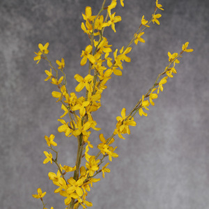 New Trung Quốc Phong Cách Vàng Hoa Lài Lụa Hoa Nhân Tạo <span class=keywords><strong>Forsythia</strong></span> Hoa Cho Nhà & Khách Sạn Trang Trí Giả Hoa Sắp Đặt - Product Image 5