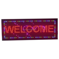 Outdoor RGB Running Moving Scrolling Nachricht LED-Anzeige bildschirm Programmier bares LED-Zeichen