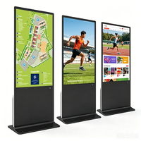 Reproductores de Publicidad con Pantalla Táctil para Interiores de 43/49/55 Pulgadas, Ultrafinos, con Resolución 2K 4K, Sistema Operativo Android/Windows, para Uso Comercial y Animación