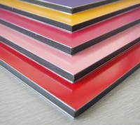 Panel Compuesto de Aluminio PVDF ACP de 4 mm * 0,21 0,3, Panel ACM Ignífugo Irrompible para Revestimiento de Paredes Exteriores de Edificios, Material de Decoración