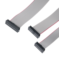 Câble de données plat IDC blindé à pas de 2,54 mm, 6, 12, 16, 20, 44, 50, 64 broches, pour téléchargement de données