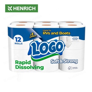 Papel Higiénico Jumbo en Rollo, Pulpa Virgen Suave de 2 Capas, Papel para Baño para Uso en Hoteles y Baños Comerciales - Product Image 5