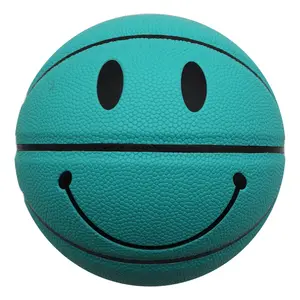 Customize your own Basketball Size 5 tiffany blue PU Leather School Sports Training Ball for boys and girls