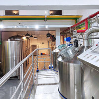 Équipement de brasserie commercial en acier inoxydable 1000L 10BBL 10HL, cuve de fermentation, cuve sous pression, pompe, moteur - Système de brassage complet