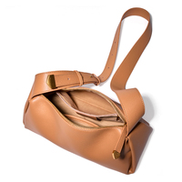 Sac à bandoulière en cuir véritable personnalisé de haute qualité, sac de luxe discret pour femme, sac de créateur sous le bras, fabricant OEM ODM