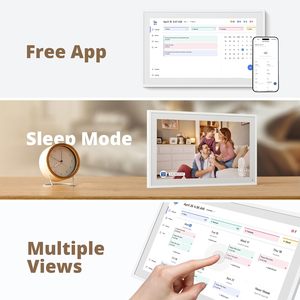 Calendario Electrónico Inteligente con Pantalla de Pared, Sincronización Automática Inalámbrica con iCloud, Outlook y Google Agenda - Product Image 4