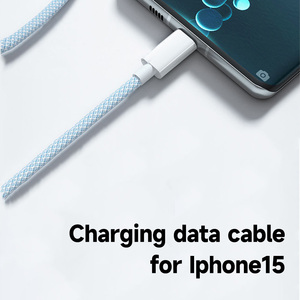 PD 60W C a C <span class=keywords><strong>Cable</strong></span> de carga <span class=keywords><strong>Usb</strong></span> tipo C <span class=keywords><strong>Cable</strong></span> Nylon trenzado 3A Carga rápida para carga de teléfono móvil - Product Image 6