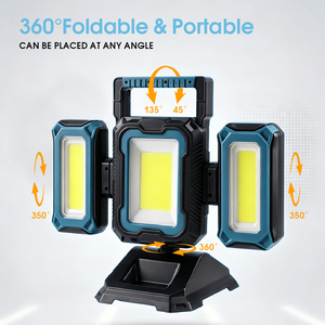 Foldable&amp;Rotatable Magnetic <strong>LED</strong> Work Light with 4400mAhBattery PortableWork Lights For, Car Repair, Construction, Emergency Use - Product Image 4