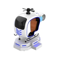 Simulateur de vol VR 9D pour parc d'attractions, simulateur de vol VR rotatif, cockpit de simulateur de réalité virtuelle à vendre
