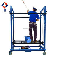 Plateforme élévatrice électrique en acier au carbone, hauteur 2-12 mètres, charge 300 kg et 500 kg, avec système antichute et garde-corps personnalisé