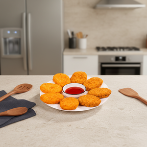 <span class=keywords><strong>Croquetas</strong></span> Japonesas con Relleno de Mozzarella Congelada, Cubiertas de Panko, 60g, 365 Días de Vida Útil, Producto Semielaborado para Catering y Restaurantes - Product Image 5