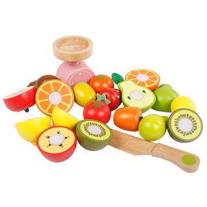 Mini cuisine pour enfants jouer maison <span class=keywords><strong>jouet</strong></span> en bois Simulation fruits <span class=keywords><strong>Mobile</strong></span> commodité voiture fille cadeau d'anniversaire - Product Image 4