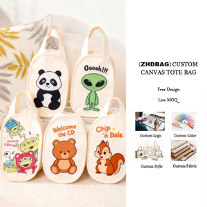 Tùy Chỉnh Hình Dạng Hình Bầu Dục Bông Vải Chai Túi Phong Cách Uống Cup Carryall In Canvas Tote Túi Cho Chai Nước - Product Image 1