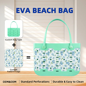 Sac de plage en EVA écologique, vente en gros, <span class=keywords><strong>prix</strong></span> bas, sac à main en silicone souple imperméable pour femmes, vacances à la plage - Product Image 1