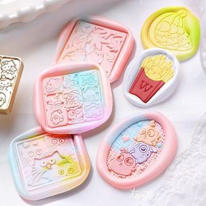 Sello de cera de la serie Cute Adorable, cabezal de cobre, latón macizo grabado, artículos de artesanía hechos a mano - Product Image 1