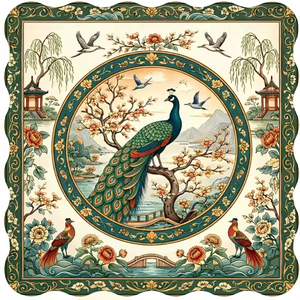 Factory Customized New American Vase Table Mat Fiber <b>Entertainment</b> Adult Chess and Card Tablecloth - Product Image 2
