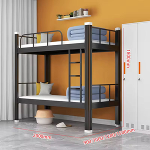 Muebles Modernos para el Hogar, <span class=keywords><strong>Literas</strong></span> Dobles de Acero, <span class=keywords><strong>Literas</strong></span> Económicas de Dos Pisos para Dormitorios Escolares - Product Image 6