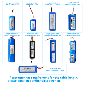 Victpower bán buôn dung lượng cao có thể sạc lại 18650 Lithium <span class=keywords><strong>Battery</strong></span> Pack 6s1p 21.6V <span class=keywords><strong>2500mAh</strong></span> - Product Image 5