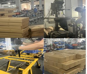 Perenggang lipat portabel, perenggang medis dengan pekerjaan berat paduan aluminium dapat dilipat untuk penyelamatan darurat - Product Image 5