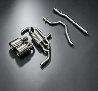 Système d'échappement Catback DZ à valve pour Mercedes-Benz C250 W204/C300 2.5 en acier inoxydable poli miroir 3