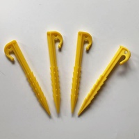 Piquets de Camping en plastique, 10 pièces, 14.5CM, accessoires de plage, piquet de jardin, piquet de vase en plastique