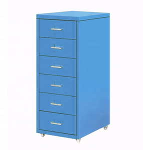 Dòng Đen <span class=keywords><strong>Helmer</strong></span> Sáu Ngăn Kéo Tủ/Mỏng 6 Ngăn Kéo Dọc Kim Loại Tập Tin Tủ Với Bánh Đối Với Hàn Quốc - Product Image 4