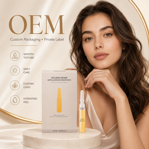 Emballage personnalisé Sérum nourrissant en ampoule Soin du visage quotidien Essence Fabricant de produits de soin de la peau à marque privée - Product Image 1