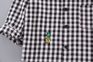 Chemise pour bébé garçon, vêtements pour enfants, chemisier, t-shirt en coton pour bébé garçon - Product Image 4