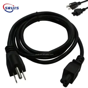 Us 3Prong Male To Female Plug Nema 5-15P Nema515p 3 End Ways Splitter Nema515r Ac Power Cable Three Prong Extension Cord