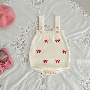 Set in Maglia per Neonati con Fiocco Ricamato, Etichetta Privata, 100% Cotone, Abbigliamento <span class=keywords><strong>Elegante</strong></span>, <span class=keywords><strong>Completo</strong></span> per Bambini e Neonati - Product Image 3