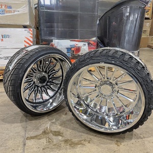 Ruedas Forjadas KYKY 20 22 24 26 28 30 8x6.5 8x170 8x180 6x139.7 6x5.5 para Camionetas Ford F150 F250, GMC Sierra, Ram 1500 2500 - Product Image 1