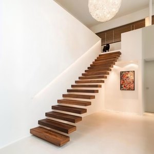 Escalier flottant innovant avec structure flottante unique et bande de roulement d'escalier confortable Sens visuel Escalier de <span class=keywords><strong>suspension</strong></span> - Product Image 4