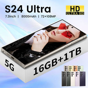 2024 nouveau Style S24 Ultra téléphone Original 7.3 pouces écran HD 4G 5G Smartphones visage débloqué 8000mAh pour tout nouveau S24 S24 ultra - Product Image 5