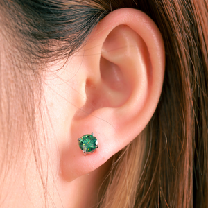 1CT*2pcs Colorful Classic Mossanite Screw <b>Back</b> <b>Earrings</b> Luxury Jewelry 925 Sterling Silver VVS Moissanite Ear Stud for Women - Product Image 2