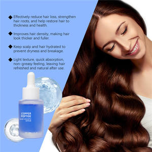 新デザイン プライベートブランド 発毛促進 ブルーカッパーペプチド ヘアセラム カッパーペプチド 育毛セラム - Product Image 4