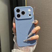 Coque magnétique personnalisable antichoc en PC dépoli avec maille, nouvelle couleur, forte adhérence, pour iPhone 18 17 Pro Max – Vente chaude