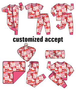 Kwalitatieve groothandel herfst/winter bamboe romper met schattige print, geschikt voor dagelijks gebruik, zacht en warm baby jumpsuit - Product Image 4