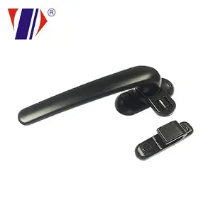 Safety single point removable window handle with lock