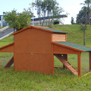 Toptan katı desen ahşap tavuk kümesi evler tavşan Pet Hutch kafes malzemeleri - Product Image 3