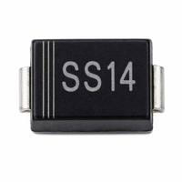 Diode redresseuse à barrière Schottky à faible tension de sortie (VF) SS14 DO-214AC S14, marquage 1A 40V, pour alimentation et charge rapide Type-C