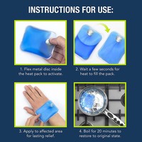 Compresse Chauffante Magique en Gel PVC Réutilisable et Personnalisable – Chaleur Instantanée pour les Journées Froides d'Hiver, Idéale pour l'Extérieur et le Corps (Format de Poche)