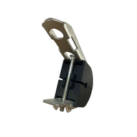 Cable HC Gancho Tipo J Poste de tensión Cable Abrazadera Clip Ftth Suspensión Tensor Abrazadera de aluminio para FTTH