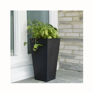 <span class=keywords><strong>Jardinière</strong></span> carrée en aluminium thermolaqué personnalisable pour plantes hautes et fleurs, décoration extérieure <span class=keywords><strong>DIY</strong></span> - Product Image 2