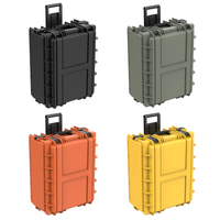Flight Case Audio à Roulettes Moulé par Injection, Noir, Ultra Résistant pour Studio, 2U 3U 4U
