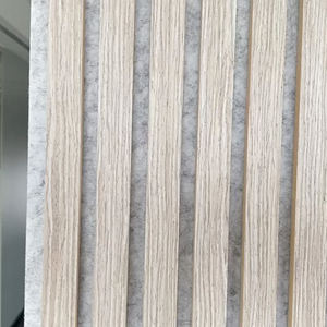 Décoration d'intérieur moderne Panneaux acoustiques Akuslat en chêne blanc MDF Mousse peinte en bois Modèle 3D Design Capable by Factory Merchant - Product Image 1