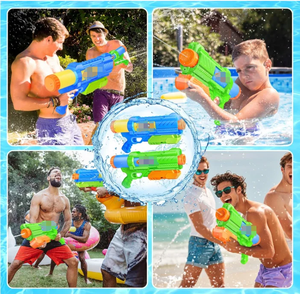 Pistol air tiup besar dengan empat nosel untuk musim panas arung jeram dan melawan air untuk mainan pistol air anak-anak - Product Image 3
