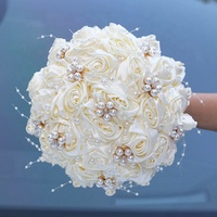 Clou de mariée de luxe avec ruban couleur rose, nouvelle collection, vente en gros, pour mariage